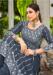 Picture of Georgette Dark Slate Grey Readymade Salwar Kameez