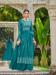 Picture of Fascinating Georgette Teal Readymade Salwar Kameez