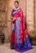 Picture of Beautiful Silk Crimson Saree