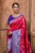 Picture of Beautiful Silk Crimson Saree