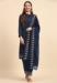 Picture of Georgette Dark Slate Grey Straight Cut Salwar Kameez