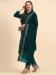 Picture of Georgette Dark Slate Grey Straight Cut Salwar Kameez