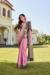 Picture of Appealing Georgette Pale Violet Red Saree