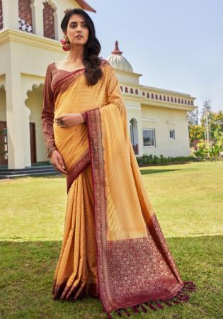 Picture of Ideal Georgette Khaki Saree