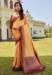 Picture of Ideal Georgette Khaki Saree