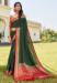 Picture of Splendid Georgette Dark Olive Green Saree