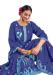 Picture of Chiffon Dark Slate Blue Readymade Salwar Kameez