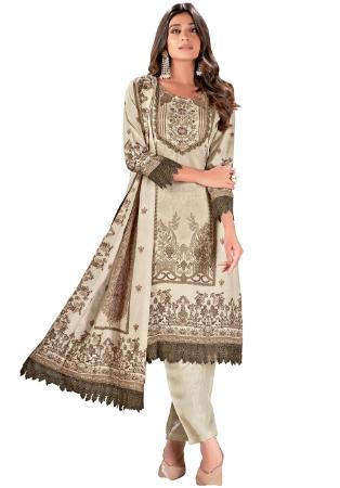 Picture of Beauteous Satin Azure Readymade Salwar Kameez