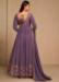 Picture of Amazing Georgette Dim Gray Party Wear Gown