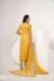 Picture of Excellent Net Golden Rod Straight Cut Salwar Kameez