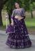 Picture of Statuesque Georgette Purple Lehenga Choli