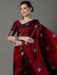 Picture of Lovely Silk Maroon Saree