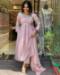 Picture of Gorgeous Rayon Rosy Brown Anarkali Salwar Kameez