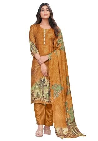 Picture of Wonderful Satin Peru Readymade Salwar Kameez