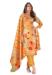 Picture of Splendid Satin Sandy Brown Readymade Salwar Kameez