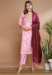 Picture of Enticing Silk Lavender Blush Readymade Salwar Kameez