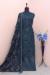 Picture of Georgette Navy Blue Straight Cut Salwar Kameez