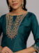 Picture of Bewitching Silk Sea Green Readymade Salwar Kameez