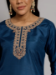 Picture of Lovely Silk Midnight Blue Readymade Salwar Kameez