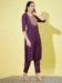 Picture of Wonderful Silk Purple Readymade Salwar Kameez