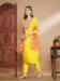 Picture of Ravishing Silk Golden Readymade Salwar Kameez