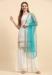 Picture of Delightful Georgette White Straight Cut Salwar Kameez