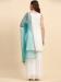 Picture of Delightful Georgette White Straight Cut Salwar Kameez