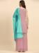 Picture of Georgette Rosy Brown Straight Cut Salwar Kameez