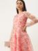 Picture of Rayon & Georgette & Organza Pink Kurtis And Tunic