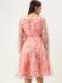 Picture of Rayon & Georgette & Organza Pink Kurtis And Tunic