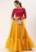 Picture of Georgette & Net Orange Readymade Lehenga Choli