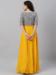 Picture of Cotton & Georgette & Net Dark Golden Rod Readymade Gown