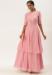 Picture of Radiant Cotton & Georgette & Net Pink Readymade Gown