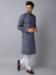 Picture of Shapely Cotton Navy Blue Kurtas