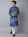 Picture of Wonderful Cotton Midnight Blue Kurtas