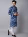 Picture of Wonderful Cotton Midnight Blue Kurtas