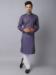 Picture of Amazing Cotton Steel Blue Kurtas