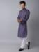 Picture of Amazing Cotton Steel Blue Kurtas