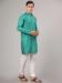 Picture of Delightful Cotton Cadet Blue Kurtas