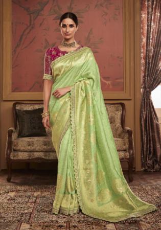 Picture of Wonderful Silk Dark Khaki Saree