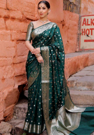 Picture of Taking Silk Dark Slate Grey Saree