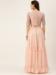 Picture of Georgette & Organza Pale Golden Rod Readymade Gown