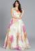 Picture of Georgette & Organza Off White Readymade Gown