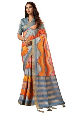 Picture of Ideal Crepe & Silk Dark Grey Saree