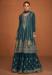 Picture of Georgette Dark Grey Straight Cut Salwar Kameez