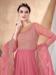 Picture of Exquisite Net Pale Violet Red Anarkali Salwar Kameez