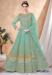 Picture of Enticing Net Dark Sea Green Anarkali Salwar Kameez