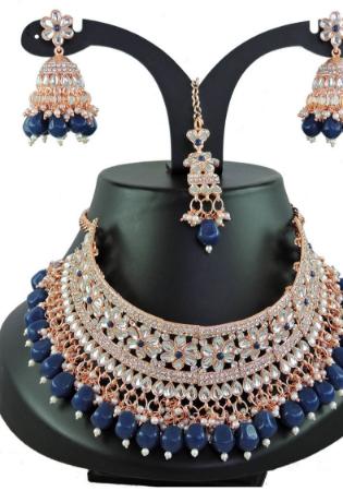 Picture of Appealing Navy Blue Necklace Set