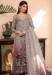 Picture of Radiant Organza Grey Straight Cut Salwar Kameez