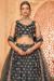 Picture of Chiffon Dark Slate Grey Readymade Lehenga Choli